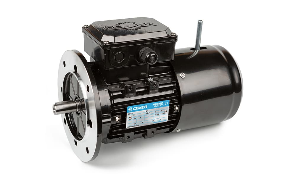 Motores eléctricos trifásicos con electro-freno - Serie IE1-MSEFC - Freno corriente continua 3000 rpm